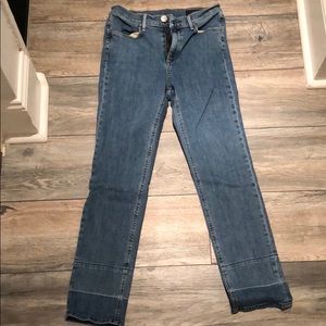 NWOT Rag & Bone Jeans with Detailed Hem